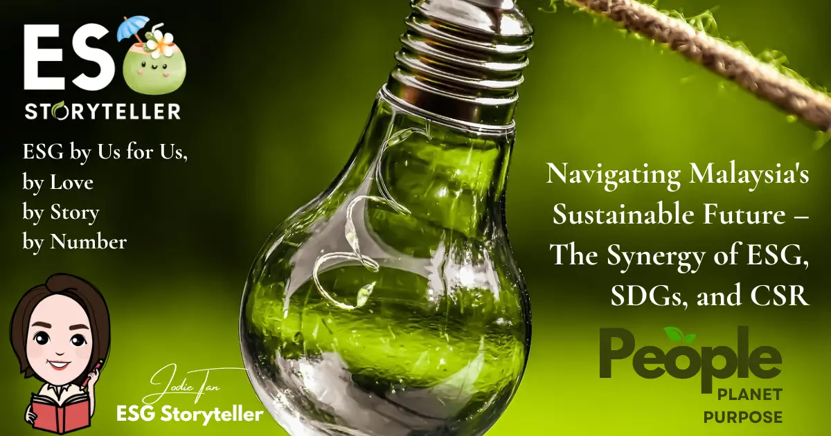 Navigating Malaysia’s Sustainable Future: Understanding the Synergy of ESG, SDGs, and CSR